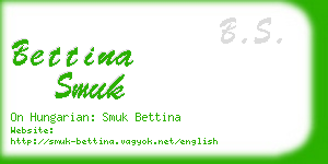 bettina smuk business card